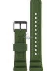 Seiko R040012N0 Watch band SNE535J1 & SNE535P1 green rubber / silicone 22 mm - Prospex Solar - Watch Plaza