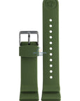 Seiko R040012N0 Watch band SNE535J1 & SNE535P1 green rubber / silicone 22 mm - Prospex Solar - Watch Plaza