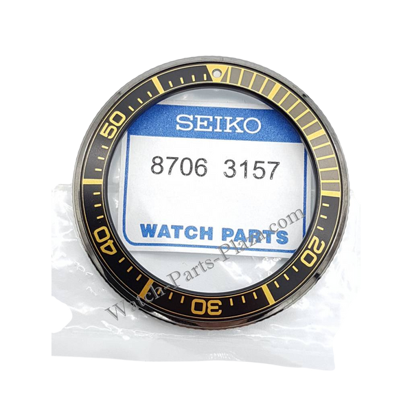 SEIKO SAMURAI PROSPEX SRPB55K1 BLACK & GOLD BEZEL 4R35 - 01V0 SCUBA DIVER SRPB55 - Watch Plaza