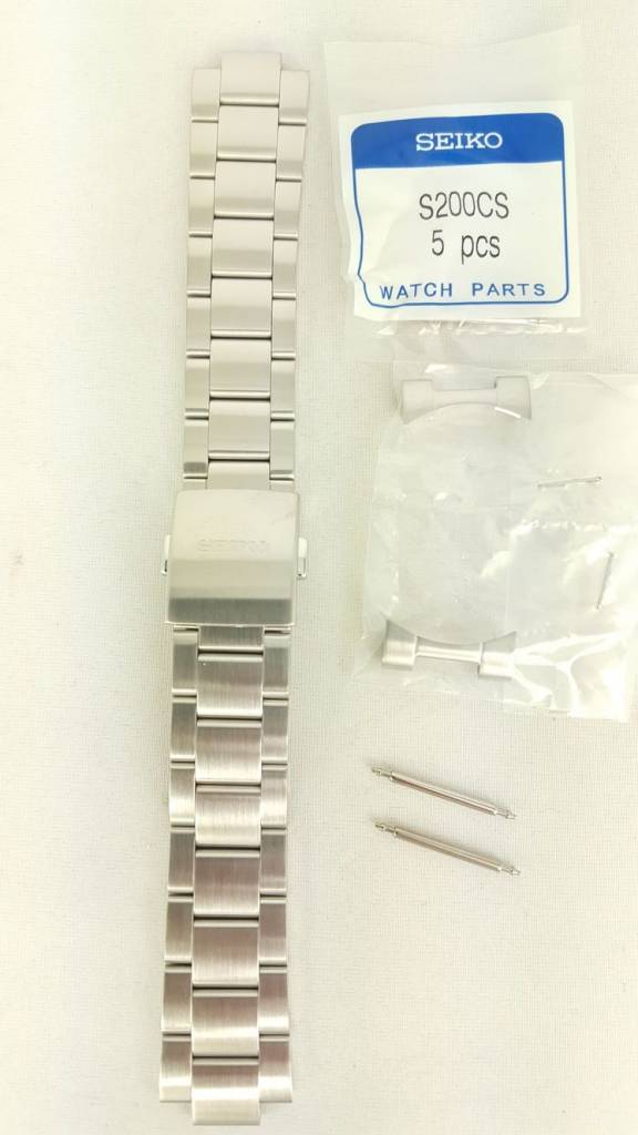 Seiko SARW015 Bracelet SARG001 SARG003 Stainless Steel Watch Band M0TZ 6R15 - 02N0 - Watch Plaza