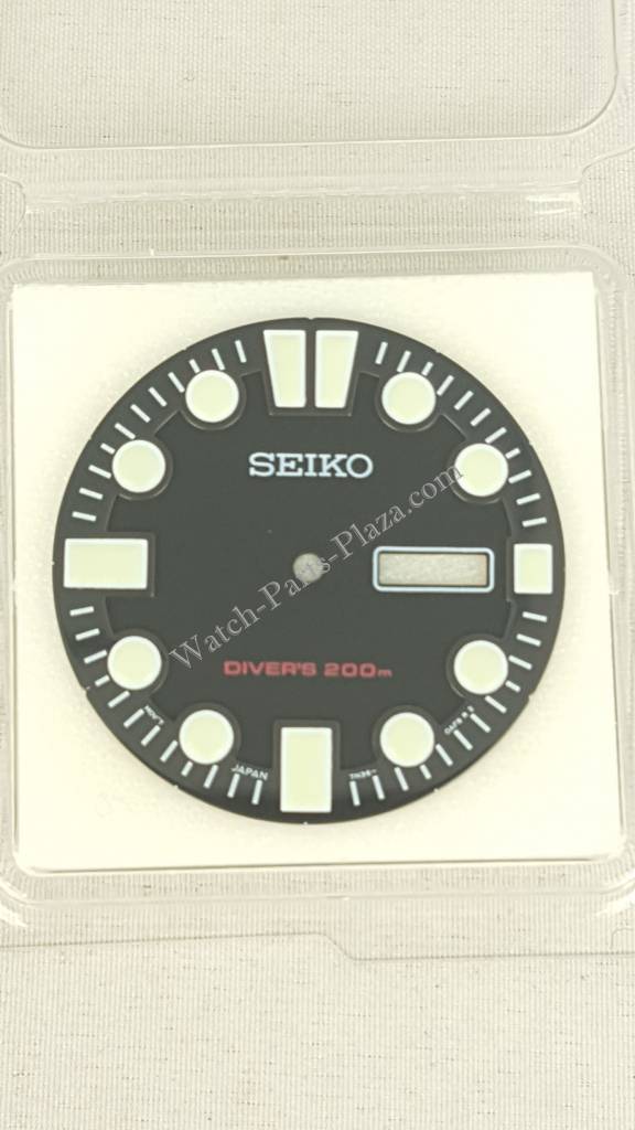 Seiko SHC063 Watch Parts 7N36 - 0AF0 Dial, Hands set, Bezel, Shroud & Dial Ring - Saw Tooth - Watch Plaza