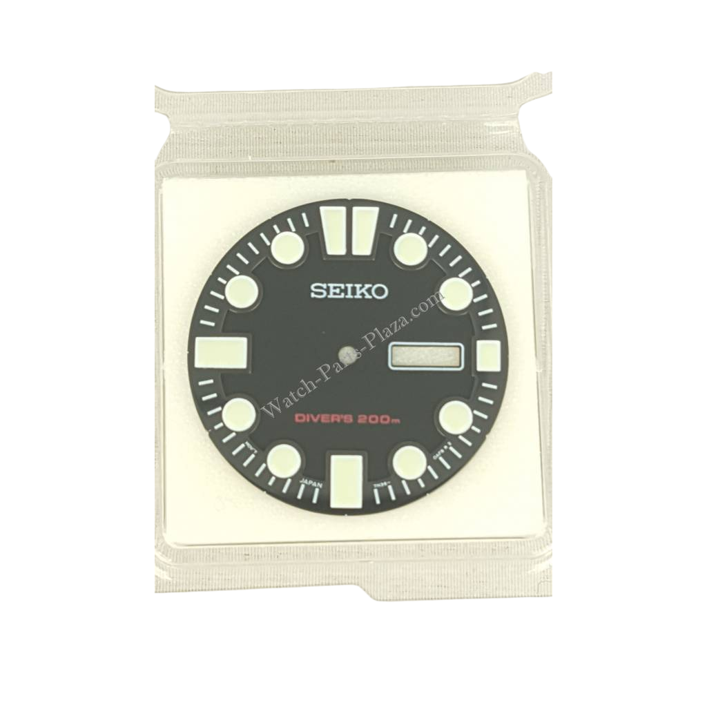 Seiko SHC063 Watch Parts 7N36 - 0AF0 Dial, Hands set, Bezel, Shroud & Dial Ring - Saw Tooth - Watch Plaza