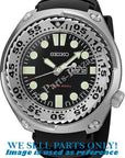 Seiko SHC063 Watch Parts 7N36 - 0AF0 Dial, Hands set, Bezel, Shroud & Dial Ring - Saw Tooth - Watch Plaza