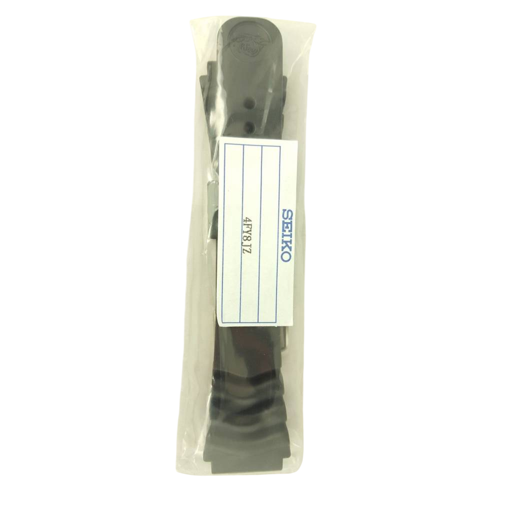 Seiko SKX007 / SKX171K1 Watch Band SKXA63P9 & SDS099P1 Black Silicon Strap Z 22 mm 4FY8JZ - Watch Plaza