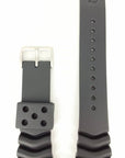 Seiko SKX007 / SKX171K1 Watch Band SKXA63P9 & SDS099P1 Black Silicon Strap Z 22 mm 4FY8JZ - Watch Plaza