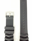 Seiko SKX007 / SKX171K1 Watch Band SKXA63P9 & SDS099P1 Black Silicon Strap Z 22 mm 4FY8JZ - Watch Plaza