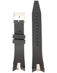 Seiko SNAE87P1 Black Rubber Watch Band 7T62 - 0LC0 Strap 21mm - Watch Plaza