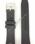 Seiko SNAE87P1 Black Rubber Watch Band 7T62 - 0LC0 Strap 21mm - Watch Plaza