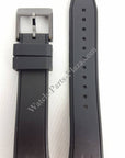 Seiko SNAE89P1 Black Rubber Watch Band 7T62 - 0LC0 Strap 21mm - Watch Plaza