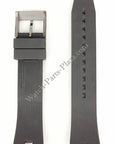 Seiko SNAF25P1 Black Rubber Watch Band 7T62 - 0LA0 Strap 21mm - Watch Plaza