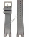 Seiko SNAF25P1 Black Rubber Watch Band 7T62 - 0LA0 Strap 21mm - Watch Plaza