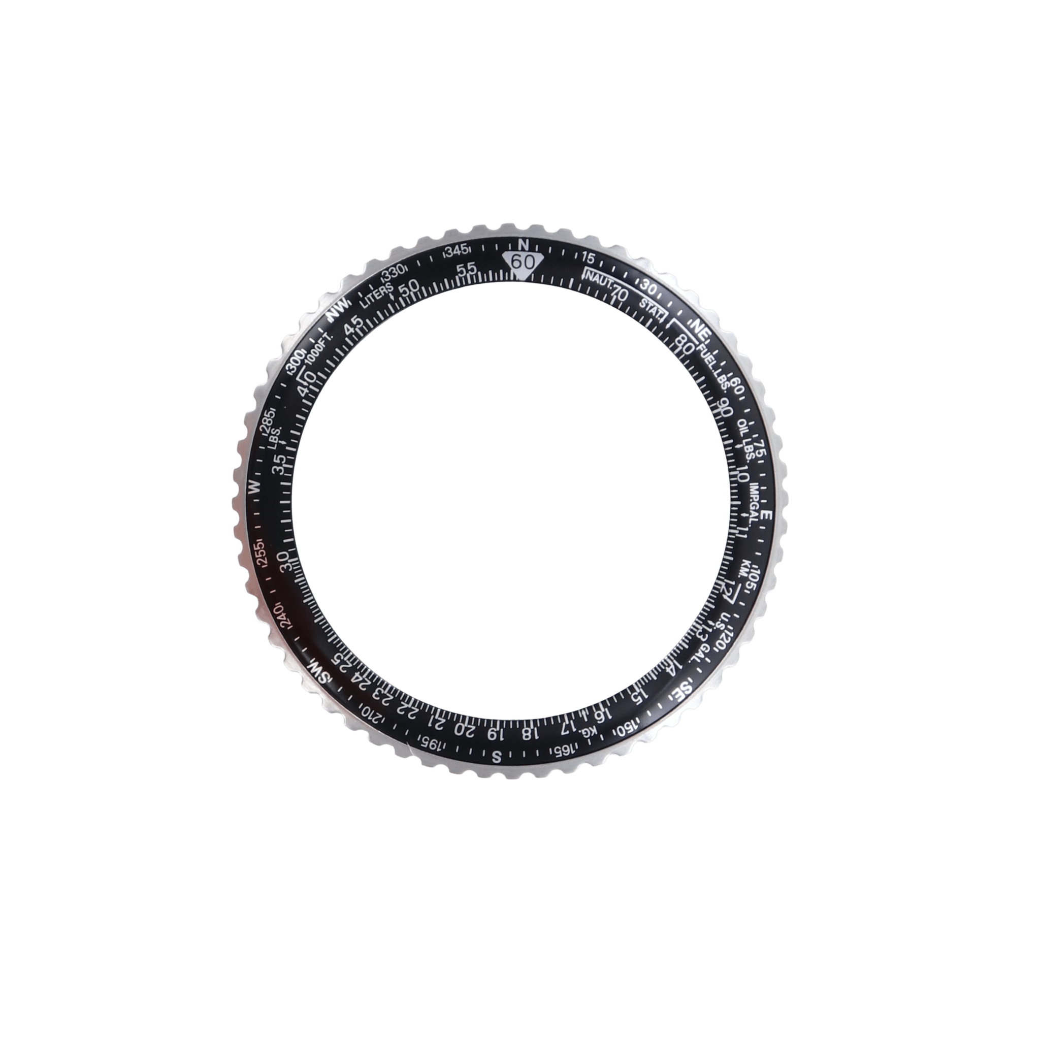 Seiko SND253 Bezel 7T92 - 0CF0 Flight Master SKS195P1 V657 - 8120 Black Rotating - Watch Plaza