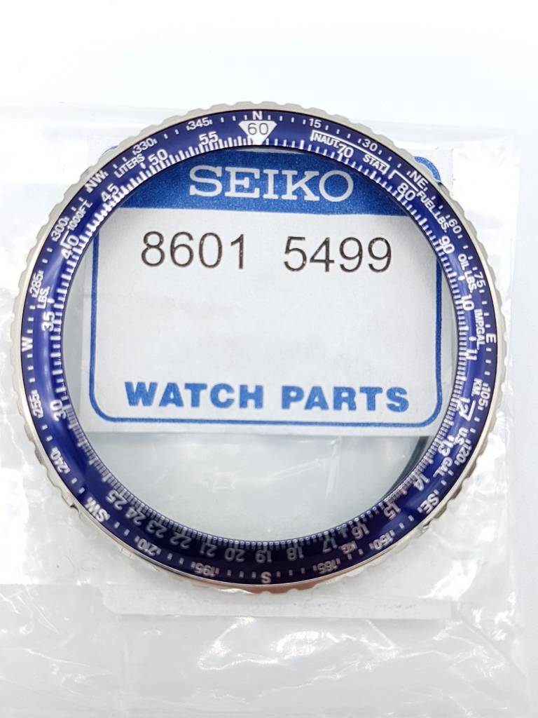 Seiko SND255 Bezel 7T92 - 0CF0 Blue FlightMaster SKS197P1 - Watch Plaza