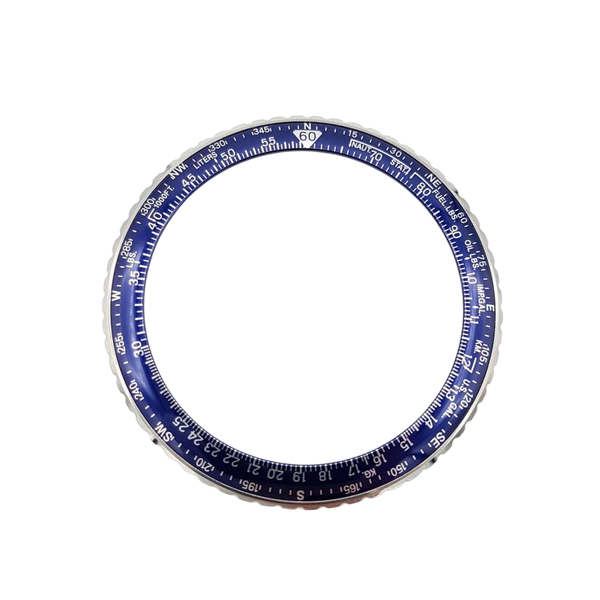 Seiko SND255 Bezel 7T92 - 0CF0 Blue FlightMaster SKS197P1 - Watch Plaza