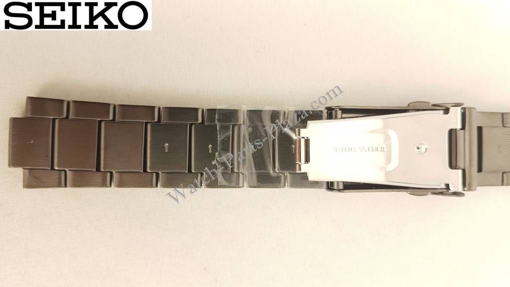 Seiko SNN233P1 SNN237 Bracelet 7T94 - 0BL0 Stainless Steel Watch Band 22mm - Watch Plaza