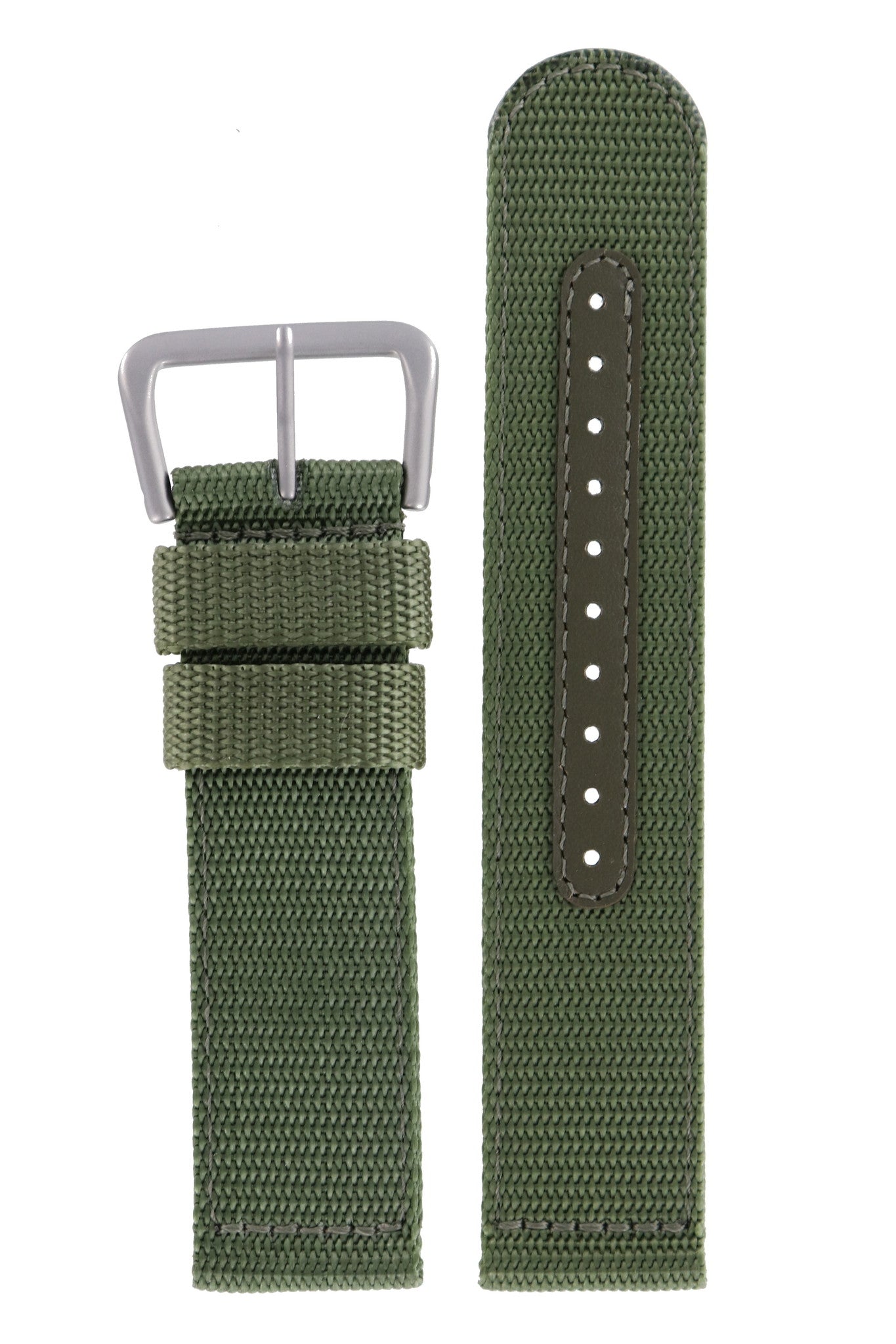 Seiko SNZG09, SNDA27, SNN219 & SNN239 Watch Band 4A212JL Green Textile 22 mm 5 Sports - Watch Plaza