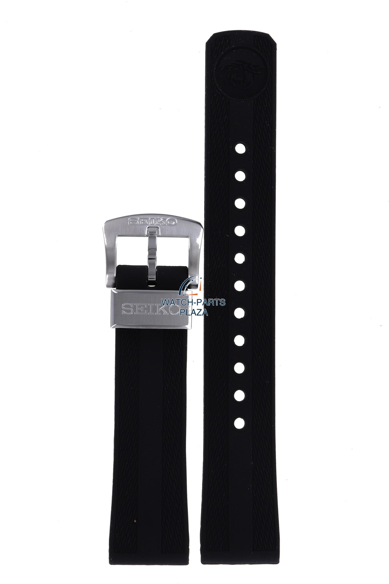 Seiko SPB147 & SPB151 62MAS Watch Band R03E011J0 Black Silicone 20 mm Prospex - Watch Plaza