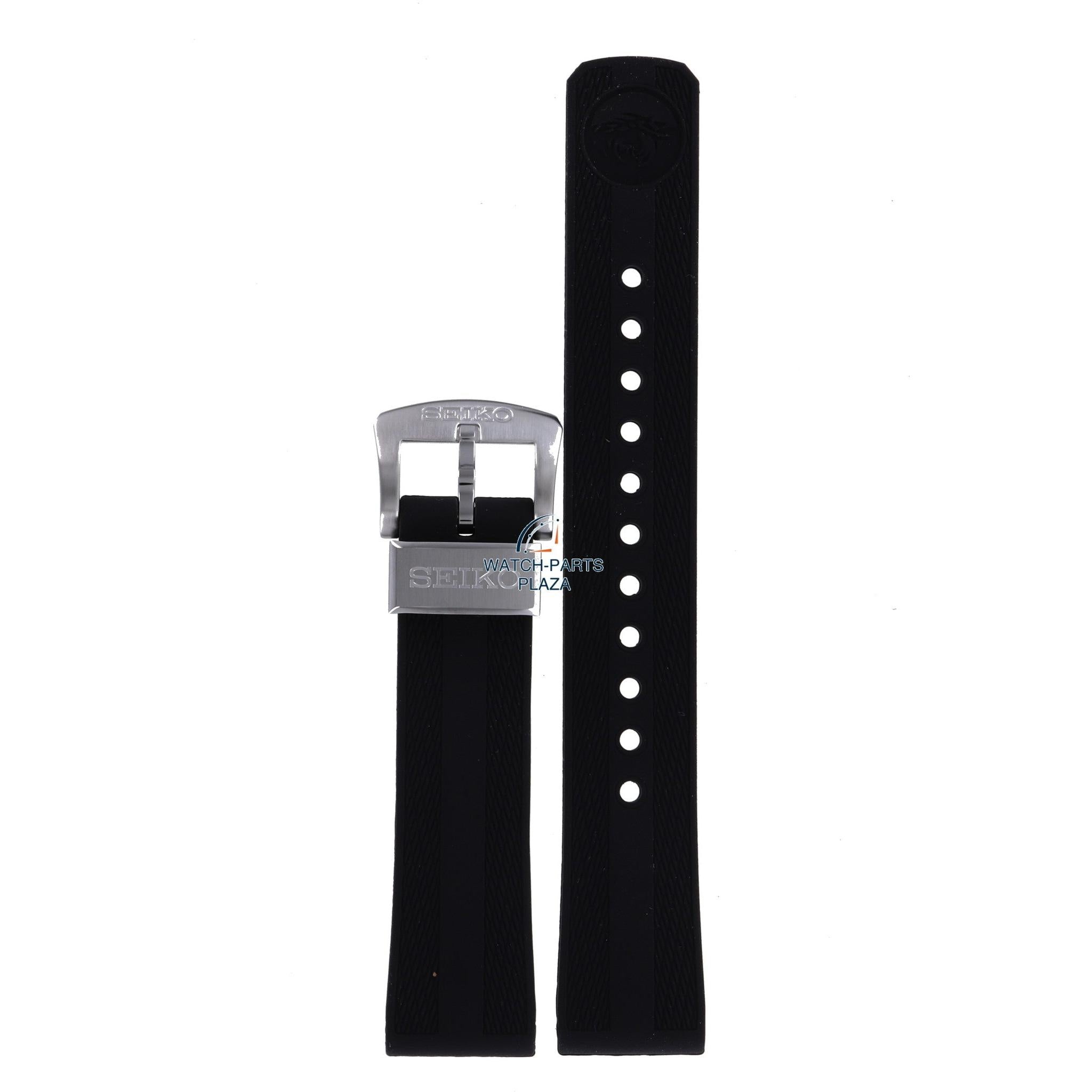 Seiko SPB147 & SPB151 62MAS Watch Band R03E011J0 Black Silicone 20 mm Prospex - Watch Plaza