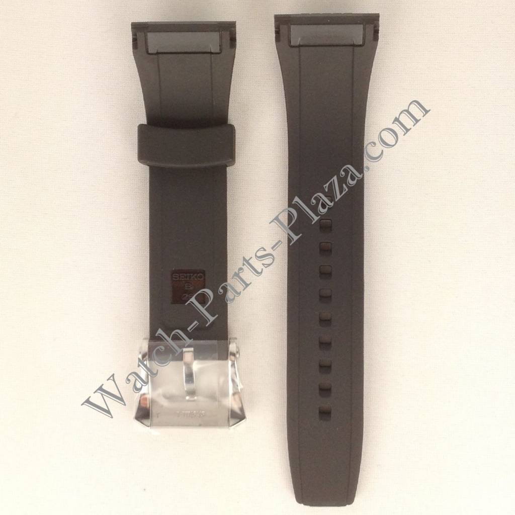 Seiko SPC007P1 SNAA93P2 Black Rubber Watch Band 7T62 - 0HD0 Strap 26mm - Watch Plaza