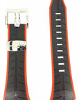 SEIKO SPC009 Honda F1 Racing Strap 7T82 - 0AF0 Black Red Silicone Watch Band - 4LK0JB - Watch Plaza