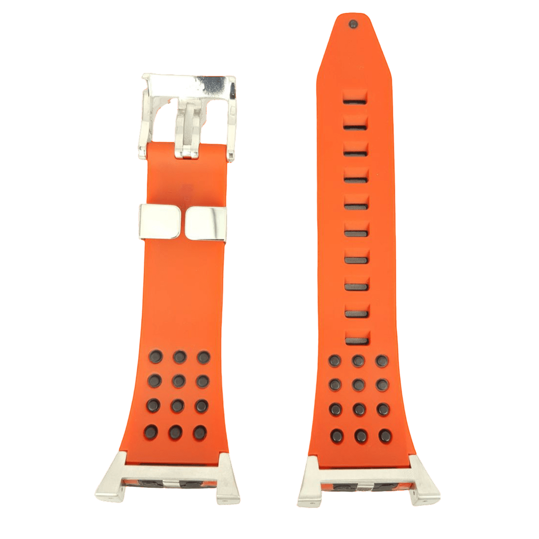 SEIKO SPC009 Honda F1 Racing Strap 7T82 - 0AF0 Black Red Silicone Watch Band - 4LK0JB - Watch Plaza