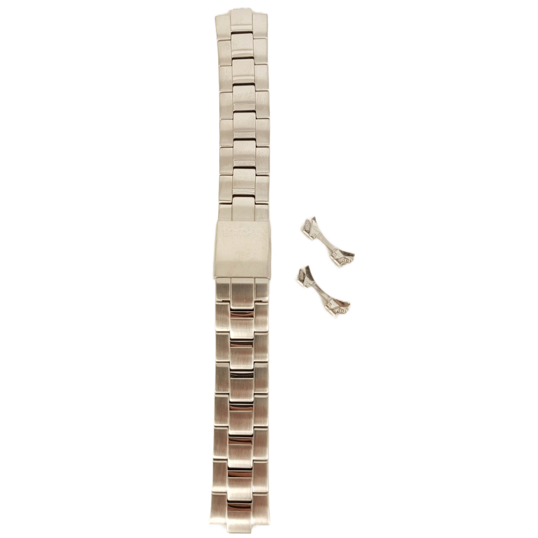 Seiko Spirit Solar Stainless Steel Watch Band V158 - 0AB0 Strap SBPX007 SBPX009 4A5G1 - Watch Plaza