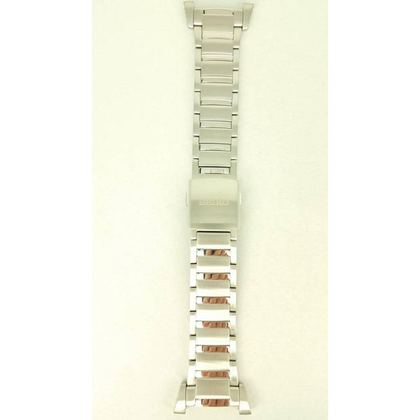 Seiko Sportura Retrograde Bracelet SPC001 / SNA749 / SNJ019 Stainless Steel Watch Band 7T82 - 0AA0 - Watch Plaza