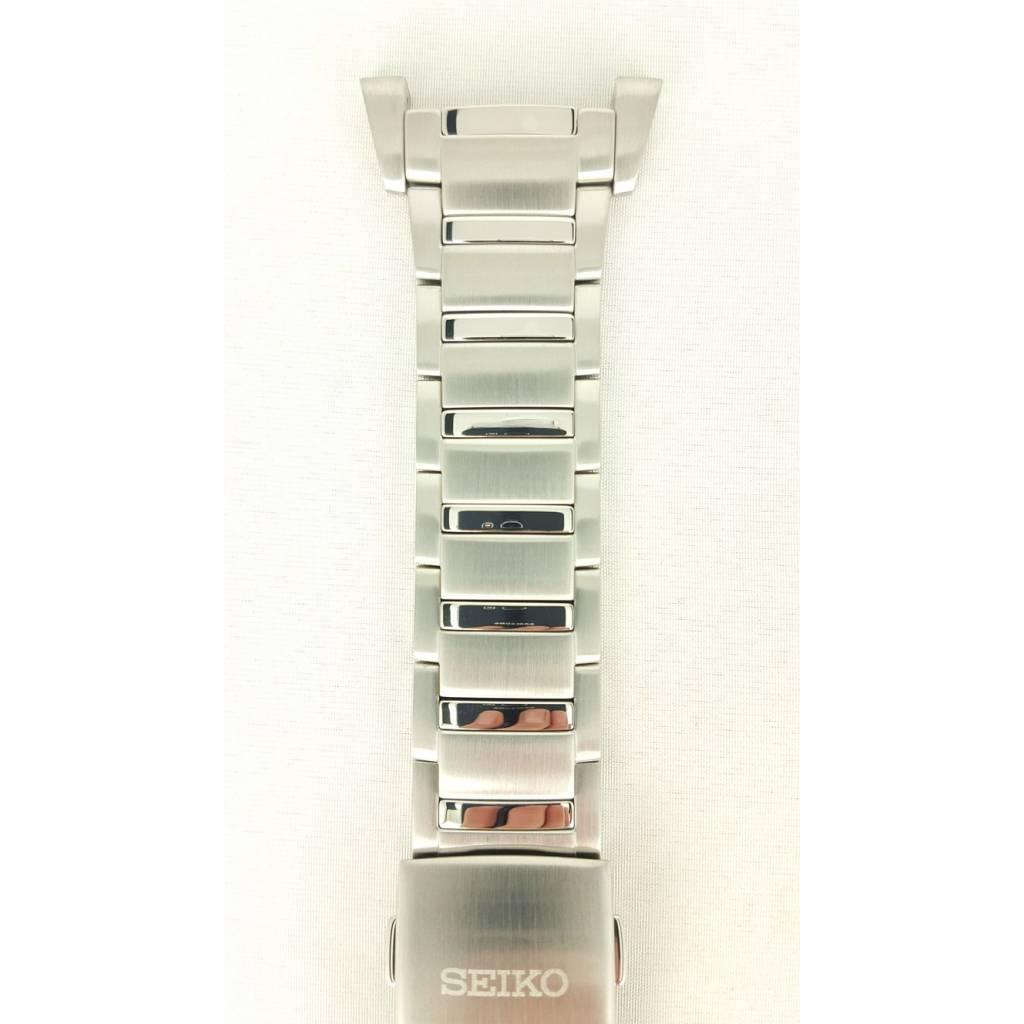 Seiko Sportura Retrograde Bracelet SPC001 / SNA749 / SNJ019 Stainless Steel Watch Band 7T82 - 0AA0 - Watch Plaza