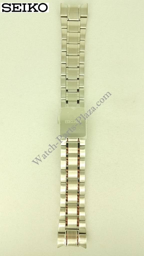 Seiko Sportura Stainless Steel Watch Band 21mm 7D48 - 0AK0 strap SUN015P1, SNAE61, SNP055 - Watch Plaza