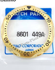 SEIKO SQ100 V657 - 7030 GOLD ROTATING BEZEL SKS008 SKS010 SKS012 SKS024 - Watch Plaza