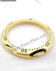 SEIKO SQ100 V657 - 7030 GOLD ROTATING BEZEL SKS008 SKS010 SKS012 SKS024 - Watch Plaza