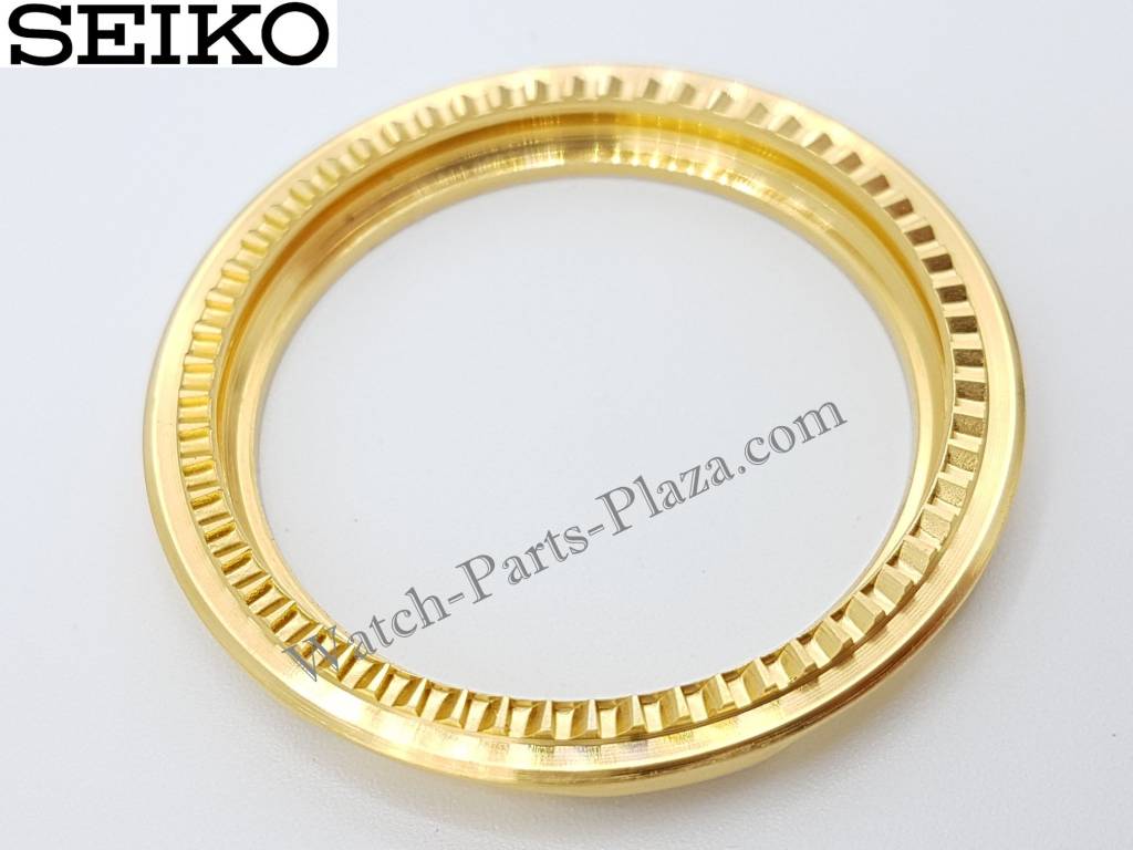 SEIKO SQ100 V657 - 7030 GOLD ROTATING BEZEL SKS008 SKS010 SKS012 SKS024 - Watch Plaza