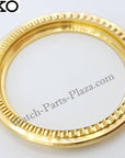 SEIKO SQ100 V657 - 7030 GOLD ROTATING BEZEL SKS008 SKS010 SKS012 SKS024 - Watch Plaza