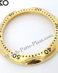 SEIKO SQ100 V657 - 7030 GOLD ROTATING BEZEL SKS008 SKS010 SKS012 SKS024 - Watch Plaza