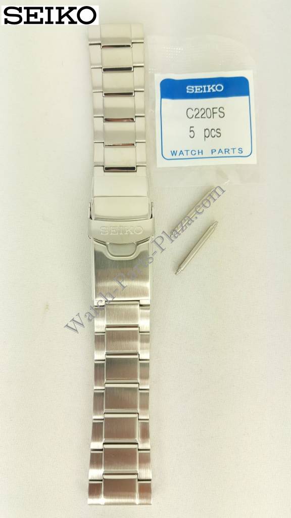 Seiko SRP227K1 Stainless Steel Watch Band SRP227J1 4R36 - 00V0 Baby Tuna - Watch Plaza