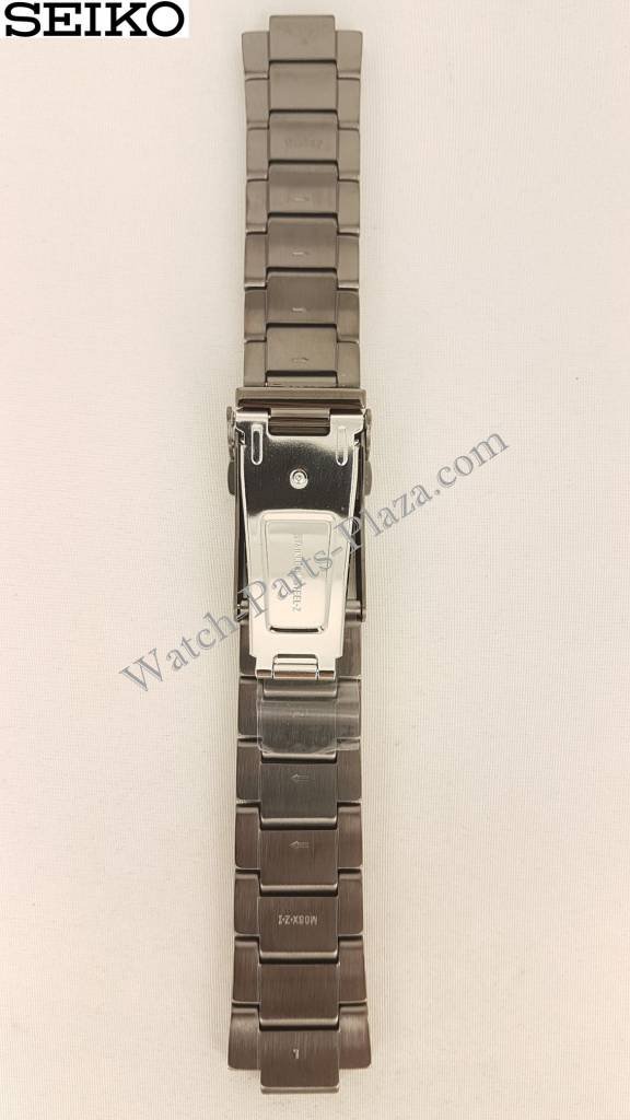 Seiko SRP429 5 Sports Stainless Steel Watch Band 22mm 4R36 - 02E0 - Watch Plaza