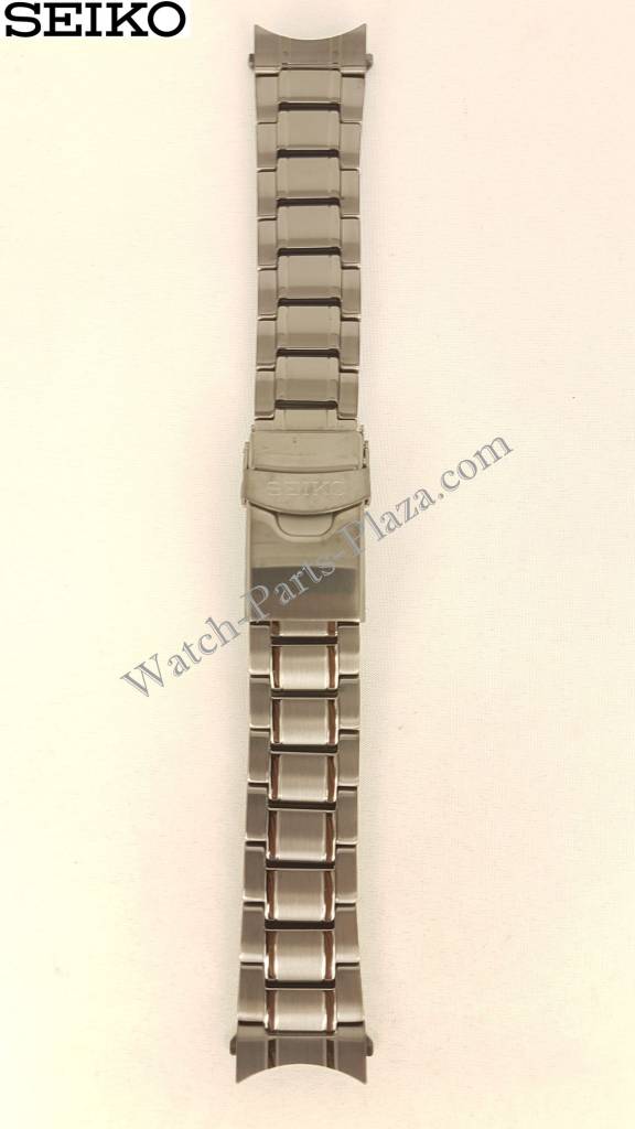 Seiko SRP429 5 Sports Stainless Steel Watch Band 22mm 4R36 - 02E0 - Watch Plaza