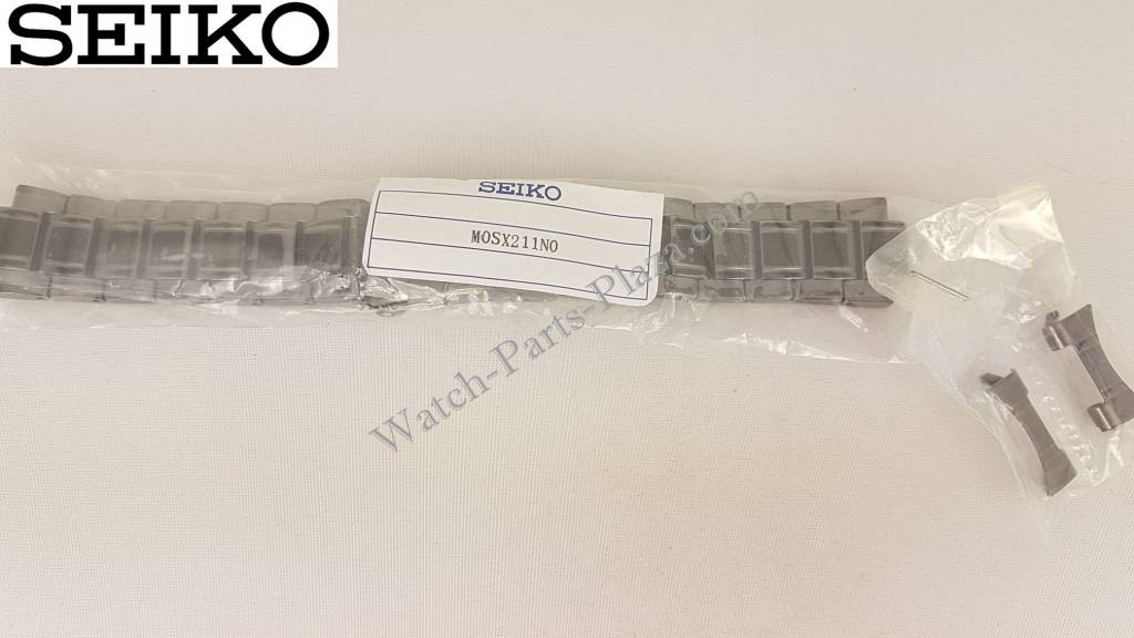 Seiko SRP429 5 Sports Stainless Steel Watch Band 22mm 4R36 - 02E0 - Watch Plaza