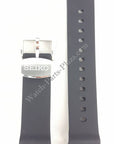 SEIKO SRP777K1, SRP779K1 Black Silicon Watch Band Z 22 mm R02F011J0 - Watch Plaza