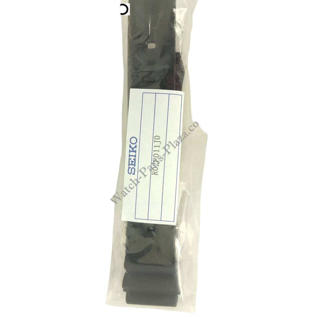 SEIKO SRP777K1, SRP779K1 Black Silicon Watch Band Z 22 mm R02F011J0 - Watch Plaza