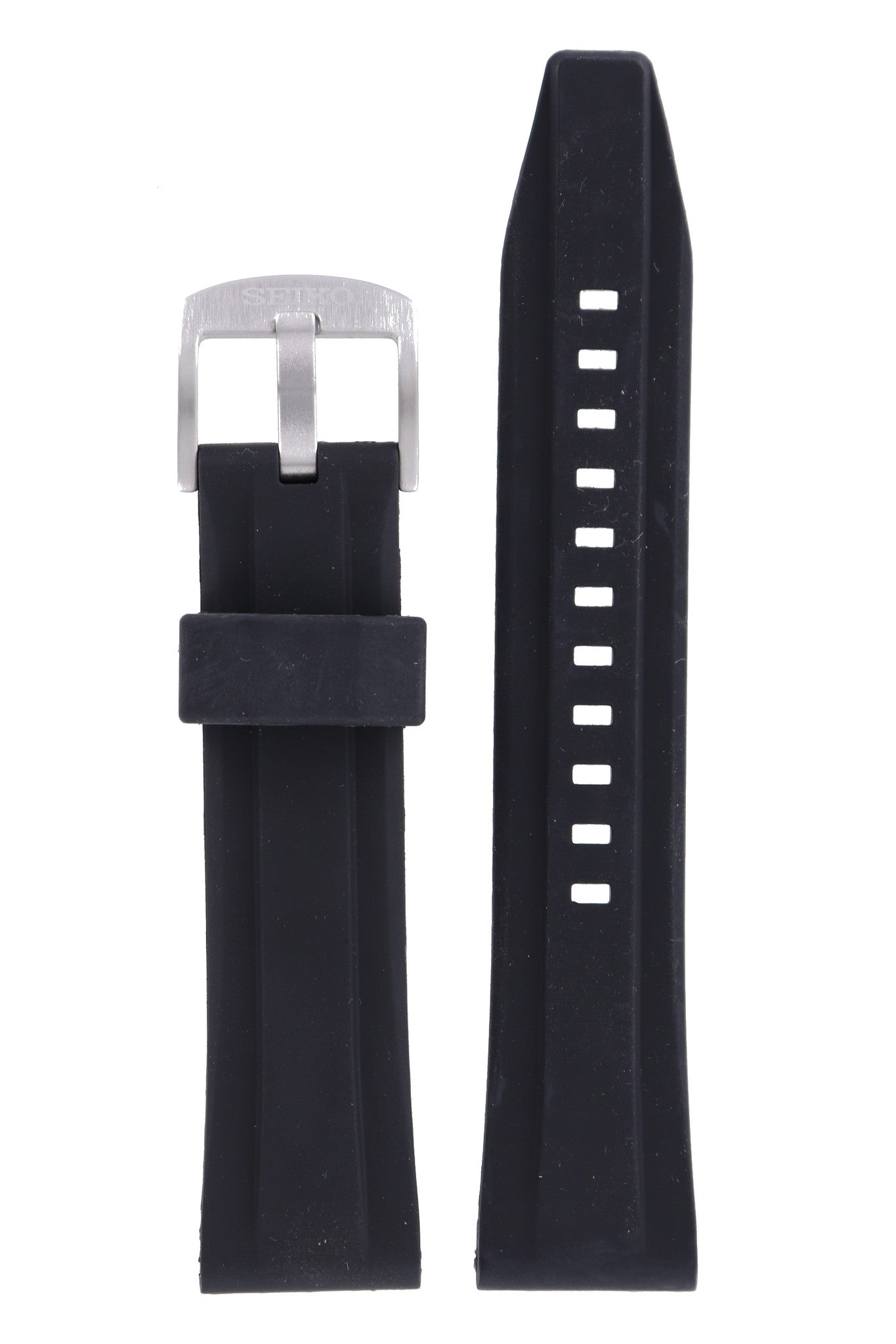 Seiko SRPB31, SNN243, SSB287 & SBDL021 Watch Band 301N1JR Black Silicone 22 mm Prospex - Watch Plaza