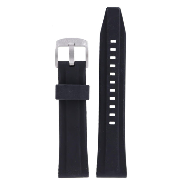 Seiko SRPB31, SNN243, SSB287 & SBDL021 Watch Band 301N1JR Black Silicone 22 mm Prospex - Watch Plaza