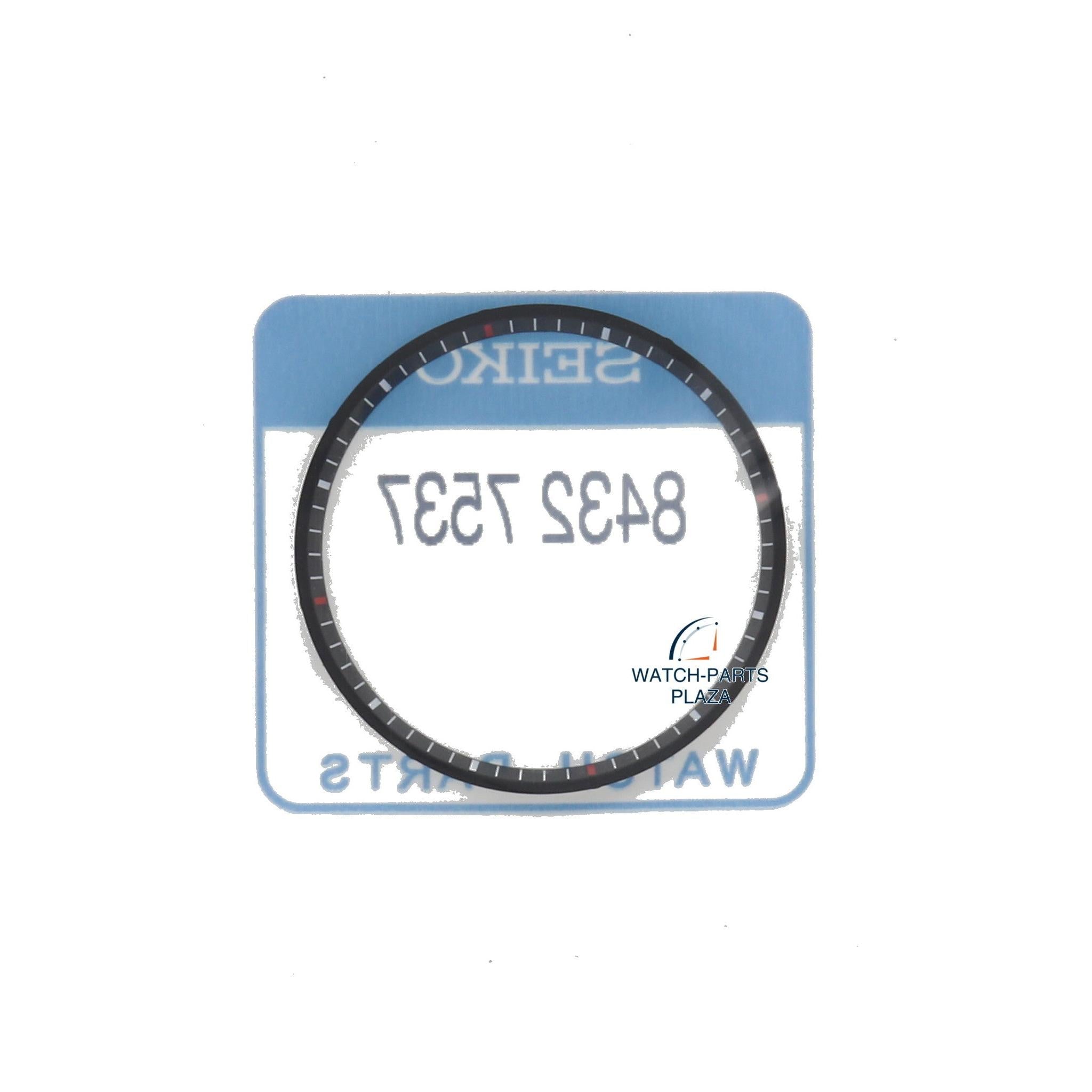 Seiko SRPD19, SRPD17, SRPC41K1 black chapter ring Zimbe Mini Turtle 4R35 02K0, 03K0 original - Watch Plaza