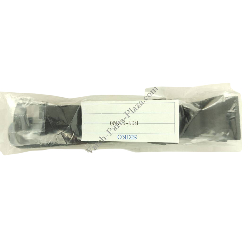 SEIKO SUN023J1 / SUN045J1 Black Silicon Watch Band CY24 mm R01Y011M0 - Watch Plaza