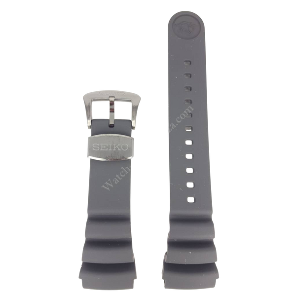 SEIKO SUN023J1 / SUN045J1 Black Silicon Watch Band CY24 mm R01Y011M0 - Watch Plaza