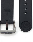 SEIKO TURTLE BLACK SILICON STRAP SRPB55 SRP777 WATCH BAND 4R35 - 01V0 BLACK BUCKLE - Watch Plaza