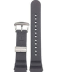 SEIKO TURTLE BLACK SILICON STRAP SRPB55 SRP777 WATCH BAND 4R35 - 01V0 BLACK BUCKLE - Watch Plaza