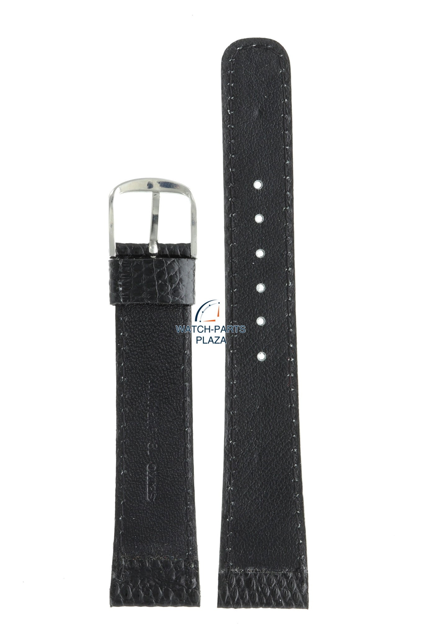 Seiko WLM48S Watch band 2620, 8620, H448, H449 black leather 18 mm - Quartz - Watch Plaza