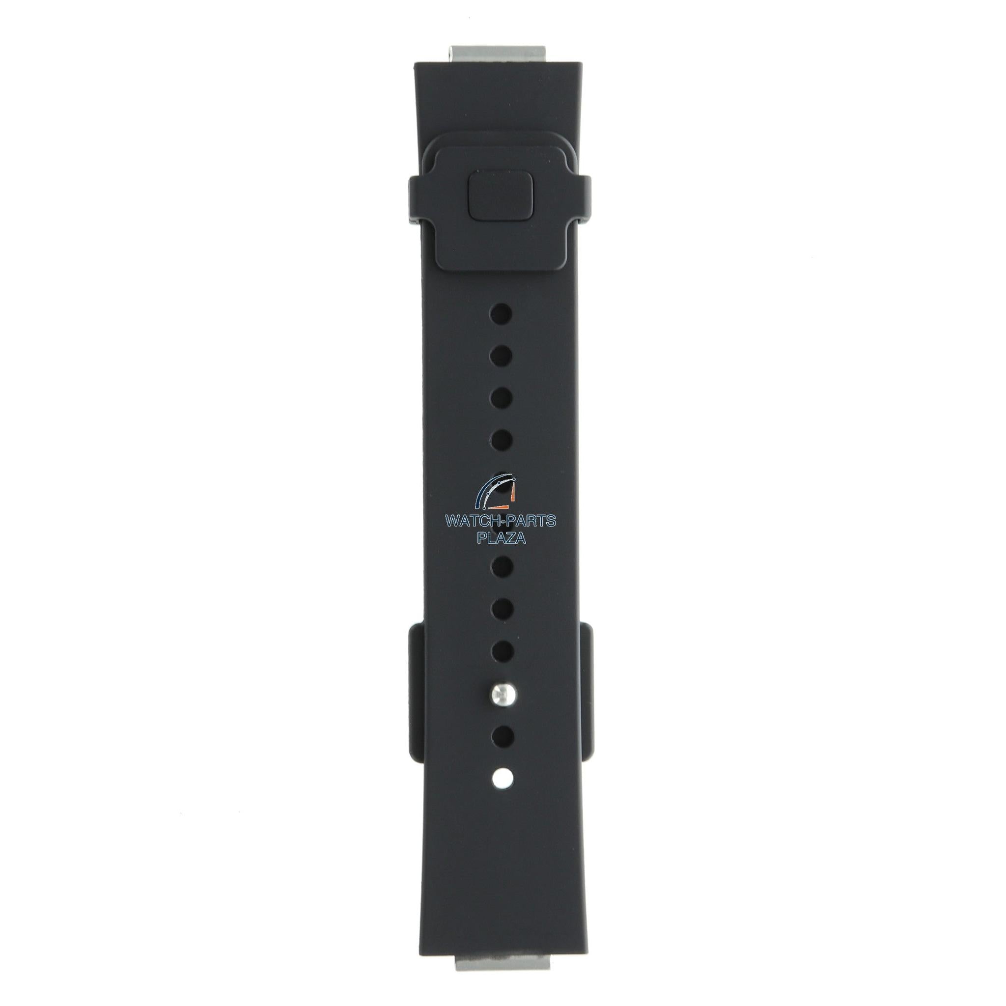 Seiko YD3L6BB Watch band VJ21 5020, WWB3 5000 black rubber / silicone 14 mm - Issey Miyake - Watch Plaza