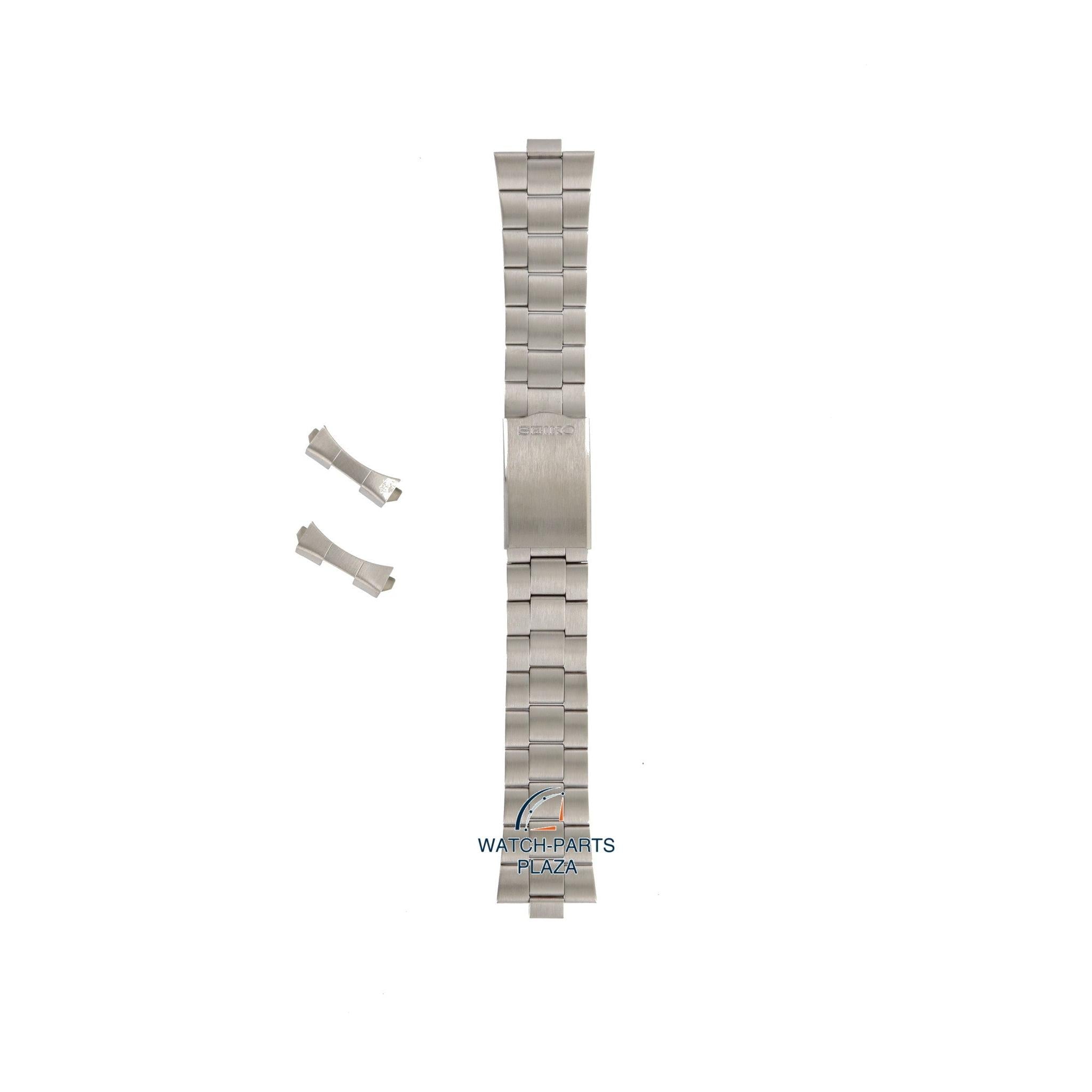 Seiko Z1268S Watch band 7009 4000 grey stainless steel 19 mm - 5 - Watch Plaza